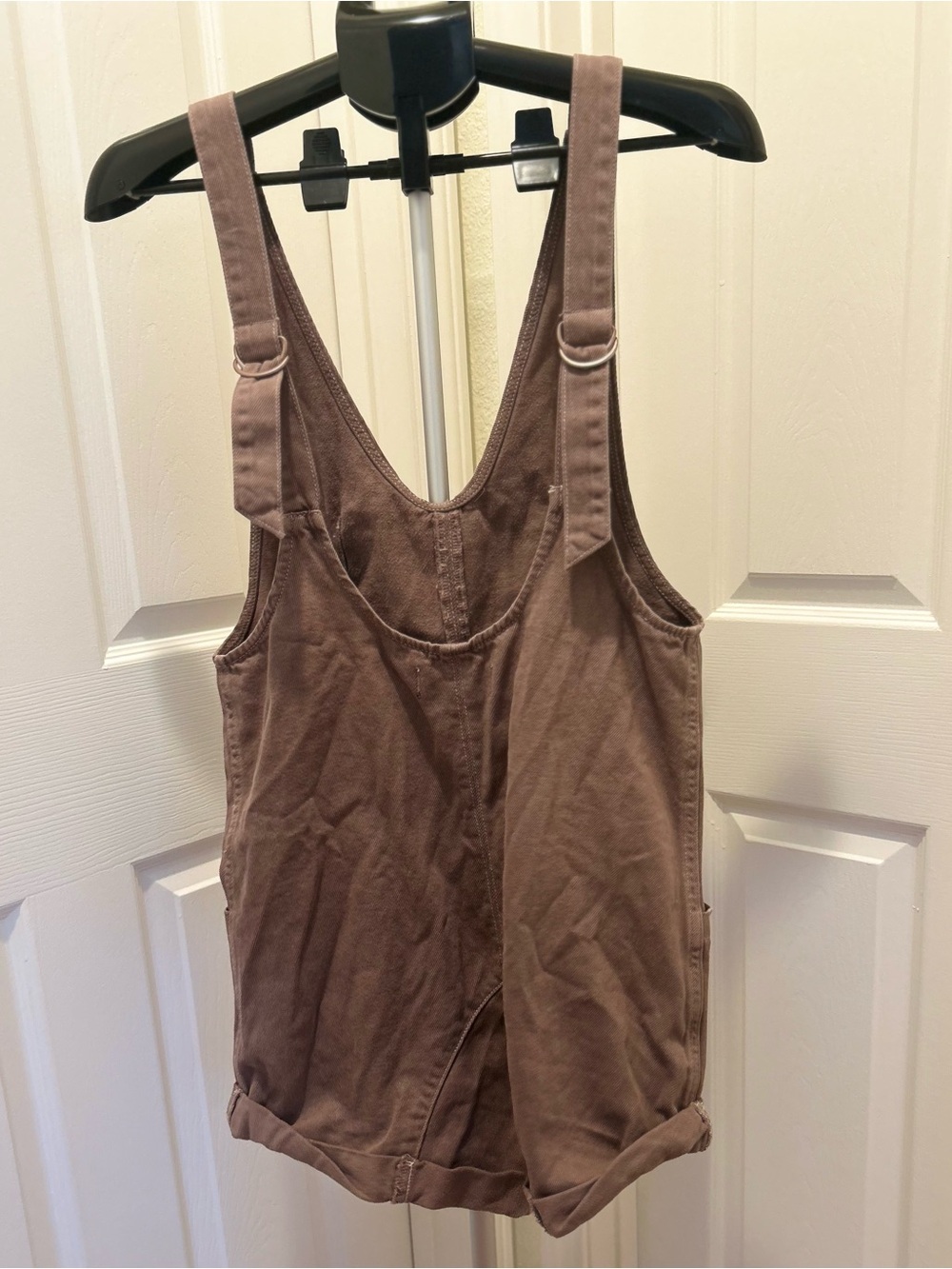 We The Free Mauve Brown Utility Romper - Picture 4 of 8